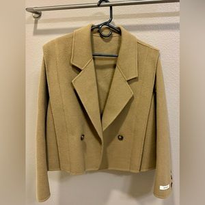 Khaki/Short Pea jacket from South Korea